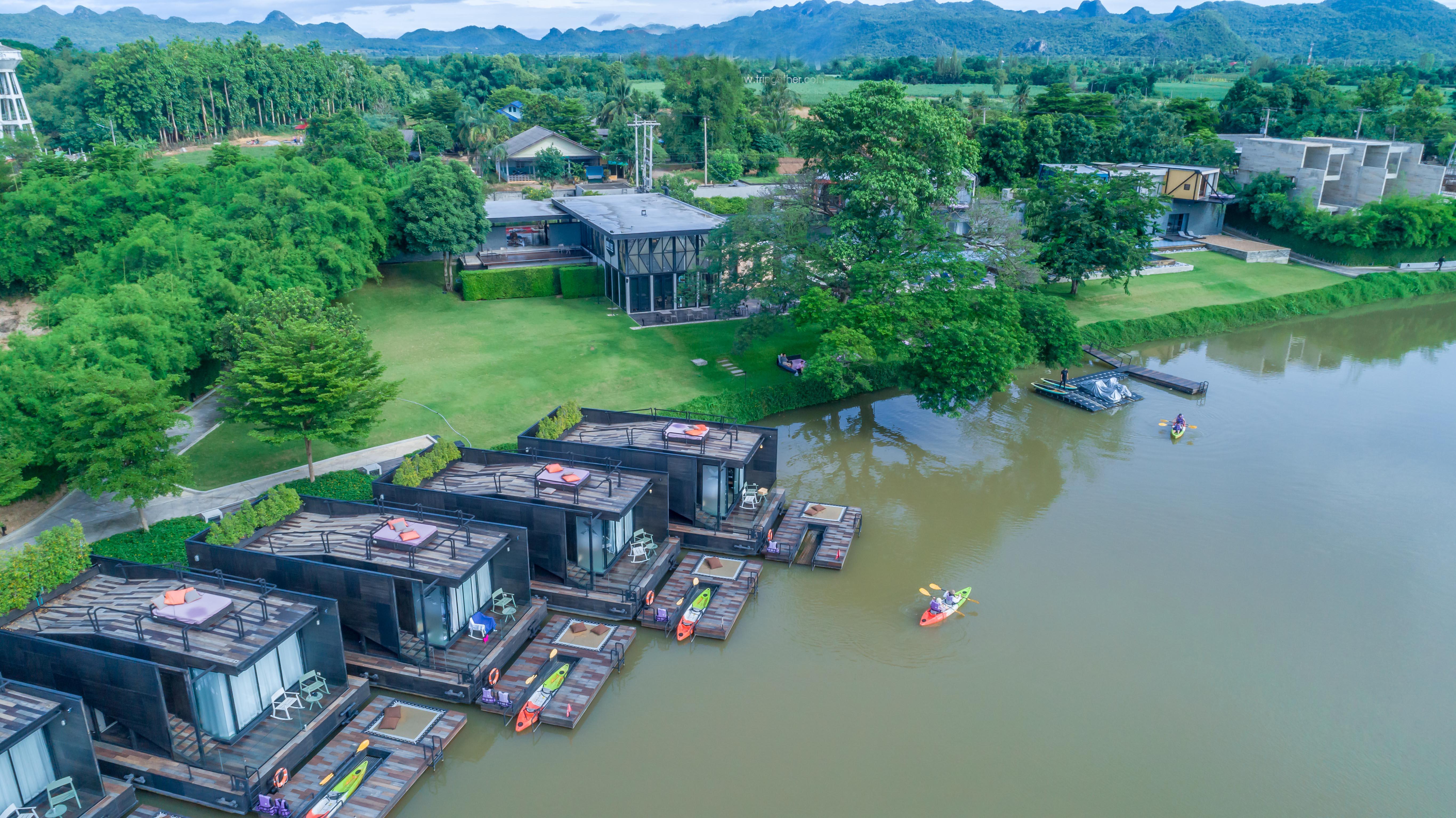 Hotel Cross River Kwai à Kanchanaburi Extérieur photo